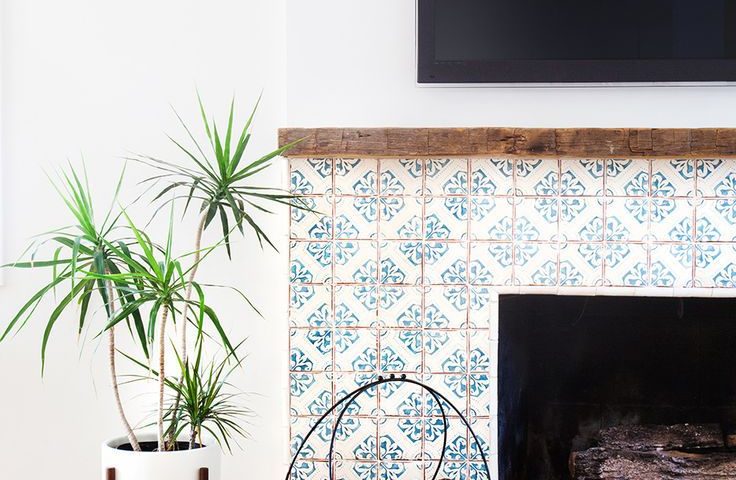 Tiled Fireplace